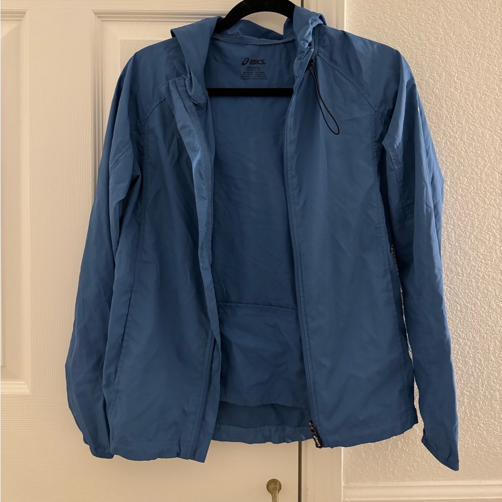 ASICS Light Blue Rainjacket